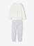 Winnie pyjama voor meisjes gemêleerd grijs - vertbaudet enfant 