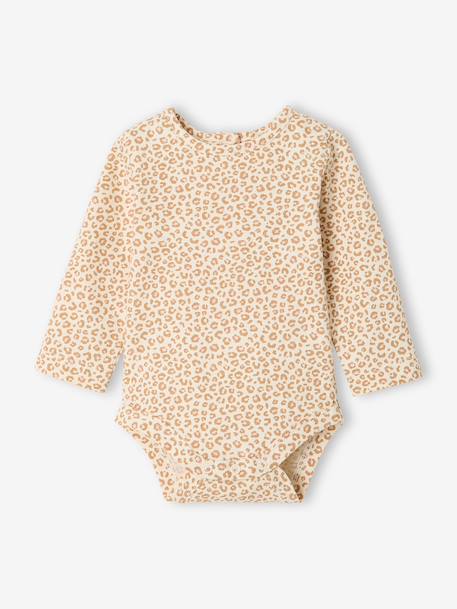 Set tuinbroekje en babybody meisje vanille - vertbaudet enfant 