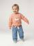 Sweat bébé fille manches longues abricot - vertbaudet enfant 