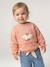 Sweat bébé fille manches longues abricot - vertbaudet enfant 