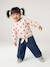 Jean large bébé avec ceinture à nouer denim brut+stone - vertbaudet enfant 