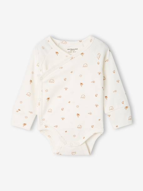 Lot de 5 bodies bébé garçon manches longues caramel - vertbaudet enfant 