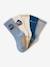 Lot de 5 chaussettes garçon bleu grisé - vertbaudet enfant 