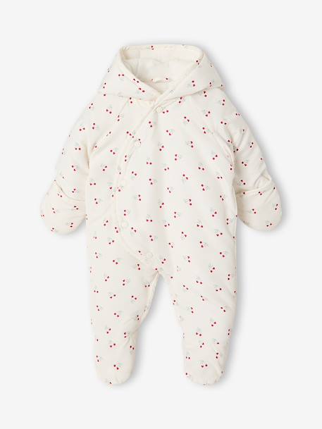 Combinaison pilote capuche naissance écru - vertbaudet enfant 