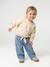 Sweat-shirt imprimé motif léopard taupe+vanille - vertbaudet enfant 