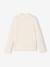 Sous-pull fille col cheminée écru+vieux rose - vertbaudet enfant 