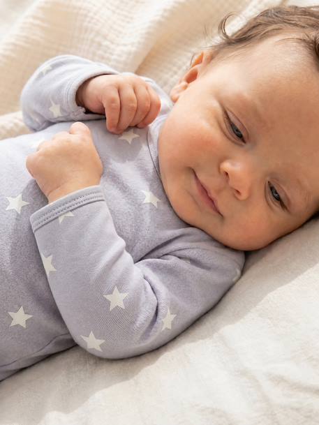 Set van 2 boxpakken voor baby's hemelsblauw - vertbaudet enfant 