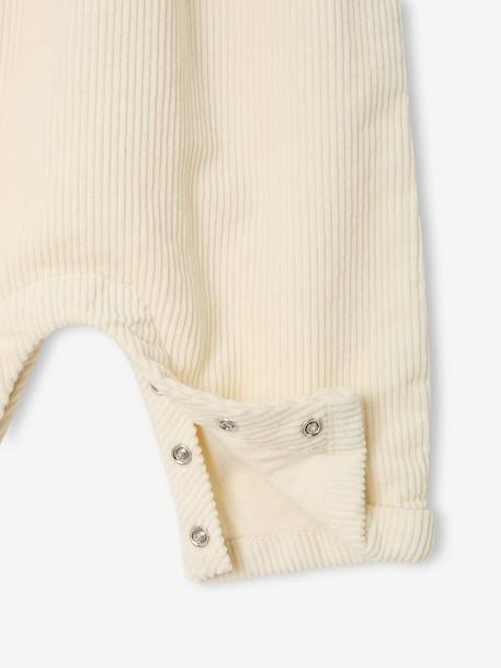 Set tuinbroekje en babybody meisje vanille - vertbaudet enfant 
