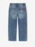 Rechte meisjesjeans lichtblauw+middenblauw - vertbaudet enfant 