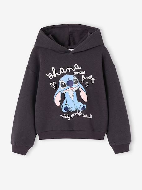 Sweat à capuche Lilo et Stitch fille anthracite - vertbaudet enfant 