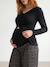 Pyjama 2 pièces allaitement anthracite+bleu nuit - vertbaudet enfant 