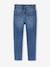 Slim jeans voor meisjes lichtblauw+middenblauw - vertbaudet enfant 