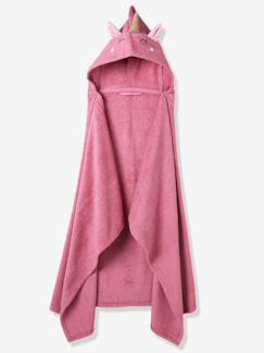 -Katoenen badcape met capuchon