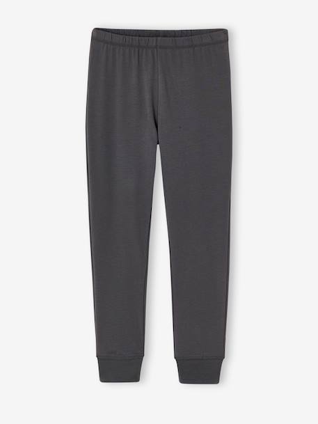 Lot de 2 pyjamas fille gris chiné - vertbaudet enfant 