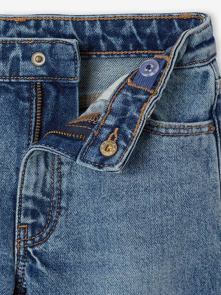 Rechte meisjesjeans lichtblauw+middenblauw - vertbaudet enfant 