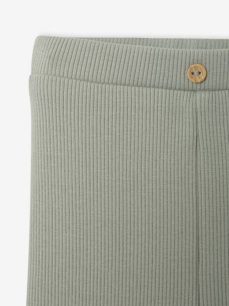 Lange legging voor baby's BASICS beige+donkerbruin+lichtroze+marineblauw+ROSE CLAIR UNI+saliegroen - vertbaudet enfant 