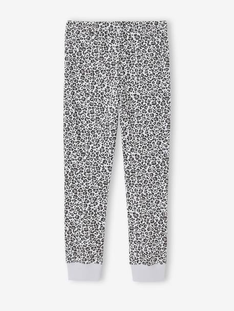 Lot de 2 pyjamas fille gris chiné - vertbaudet enfant 