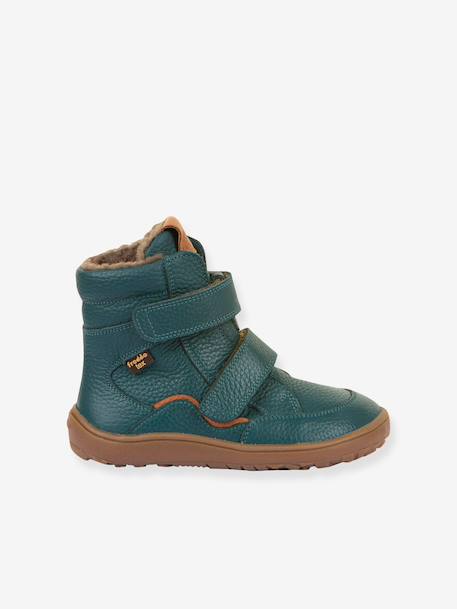 Chaussures d'hiver barefoot enfants BAREFOOT TEX WINTER Froddo bleu nuit+bleu pétrole+bordeaux+marron+rose doré - vertbaudet enfant 