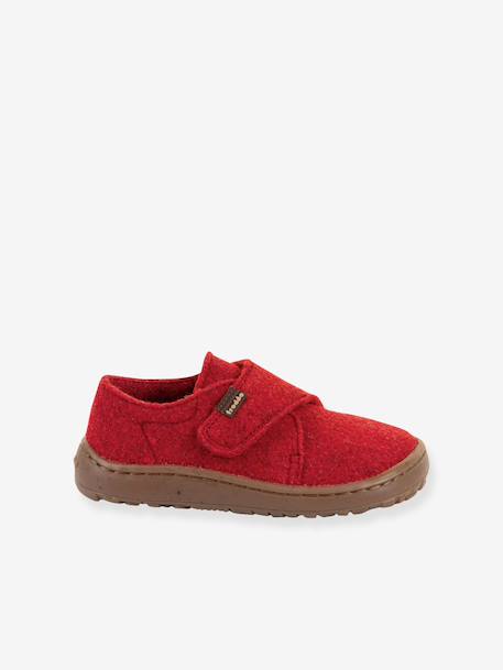 Barefoot sloffen voor kinderen BAREFOOT WOOLY Froddo beige+fuchsia+gemêleerd grijs+jeansblauw+nachtblauw+rose chiné+rouge+vert - vertbaudet enfant 
