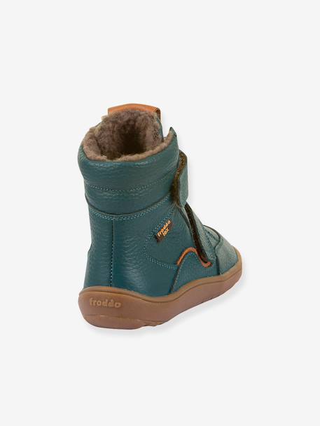 Chaussures d'hiver barefoot enfants BAREFOOT TEX WINTER Froddo bleu nuit+bleu pétrole+bordeaux+marron+rose doré - vertbaudet enfant 