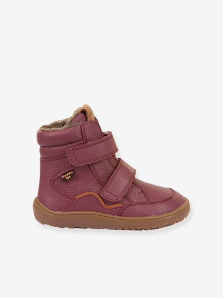 Chaussures d'hiver barefoot enfants BAREFOOT TEX WINTER Froddo bleu nuit+bleu pétrole+bordeaux+marron+rose doré - vertbaudet enfant 