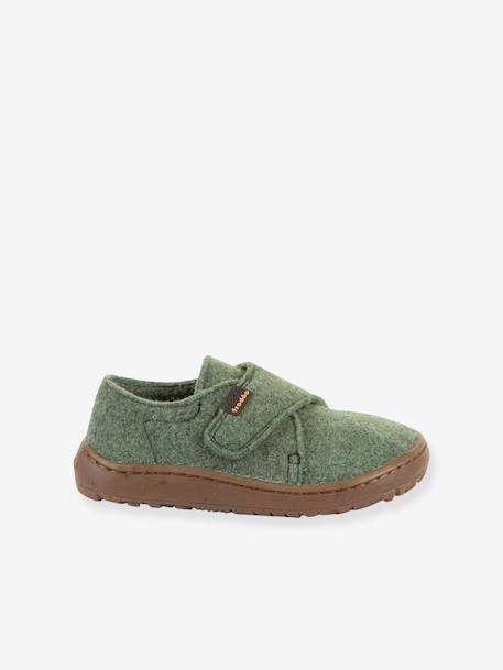 Barefoot sloffen voor kinderen BAREFOOT WOOLY Froddo beige+fuchsia+gemêleerd grijs+jeansblauw+nachtblauw+rose chiné+rouge+vert - vertbaudet enfant 