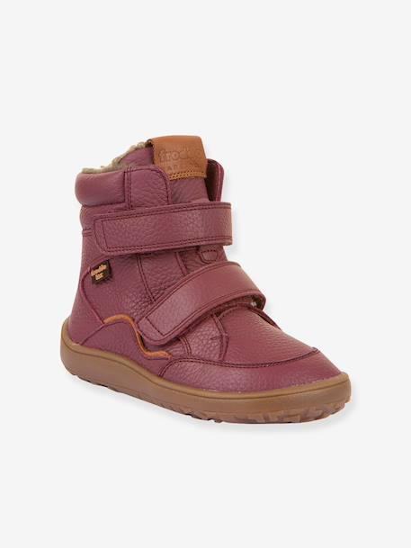 Chaussures d'hiver barefoot enfants BAREFOOT TEX WINTER Froddo bleu nuit+bleu pétrole+bordeaux+marron+rose doré - vertbaudet enfant 