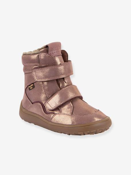 Chaussures d'hiver barefoot enfants BAREFOOT TEX WINTER Froddo bleu nuit+bleu pétrole+bordeaux+marron+rose doré - vertbaudet enfant 