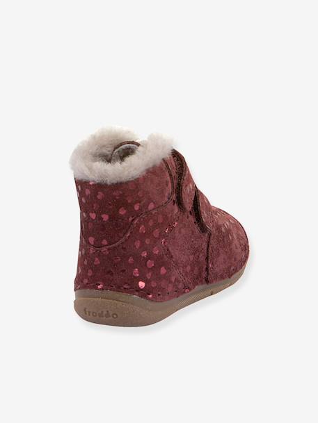 Boots jongen PAIX UP WINTER FRODDO beige, bedrukt+blauw+bordeauxrood+grenadine+karamel+nachtblauw+oudroze+rouge - vertbaudet enfant 