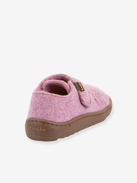 Chaussons barefoot enfants BAREFOOT WOOLY Froddo beige+bleu jean+bleu nuit+fuchsia+gris chiné+rose chiné+rouge+vert - vertbaudet enfant 