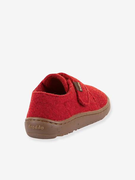 Chaussons barefoot enfants BAREFOOT WOOLY Froddo beige+bleu jean+bleu nuit+fuchsia+gris chiné+rose chiné+rouge+vert - vertbaudet enfant 