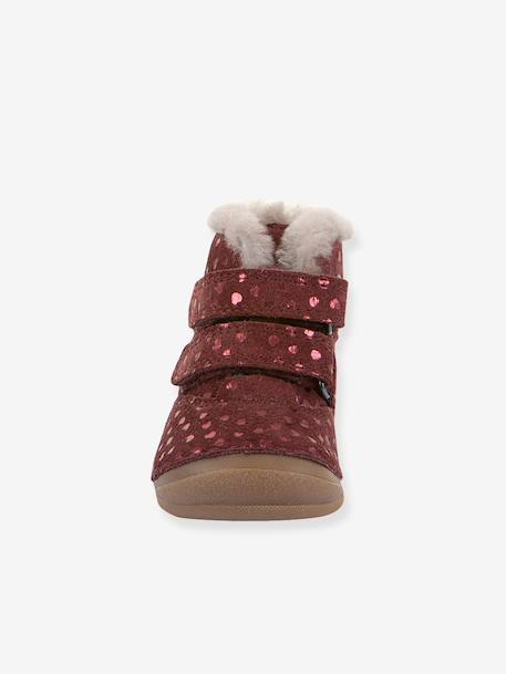 Boots jongen PAIX UP WINTER FRODDO beige, bedrukt+blauw+bordeauxrood+grenadine+karamel+nachtblauw+oudroze+rouge - vertbaudet enfant 