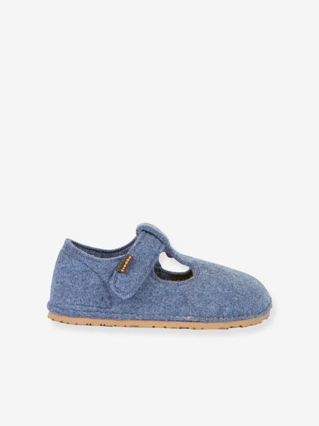 Chaussons pieds nus enfants FLEXY WOOLY BAREFOOT Froddo bleu jean+bleu nuit+gris chiné+rose chiné - vertbaudet enfant 