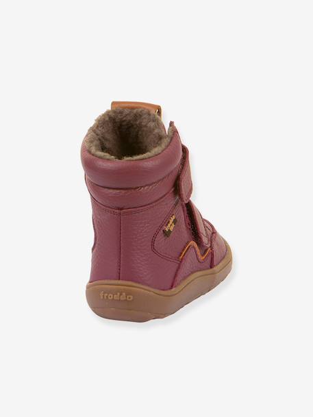Chaussures d'hiver barefoot enfants BAREFOOT TEX WINTER Froddo bleu nuit+bleu pétrole+bordeaux+marron+rose doré - vertbaudet enfant 