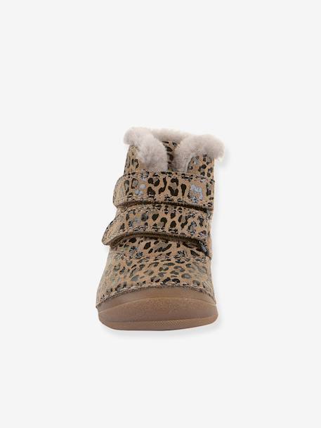 Boots jongen PAIX UP WINTER FRODDO beige, bedrukt+blauw+bordeauxrood+grenadine+karamel+nachtblauw+oudroze+rouge - vertbaudet enfant 