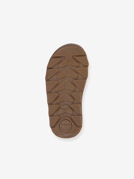 Blotevoetenlaarzen voor kinderen ZERU TEX WINTER BAREFOOT Froddo donkerblauw+goudroze+petrolblauw - vertbaudet enfant 