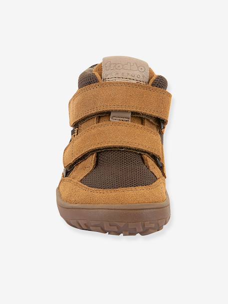 Blote voeten boots kinderen BAREFOOT TEX WOOL FRODDO blauw+donkerblauw+kameel+leigrijs - vertbaudet enfant 