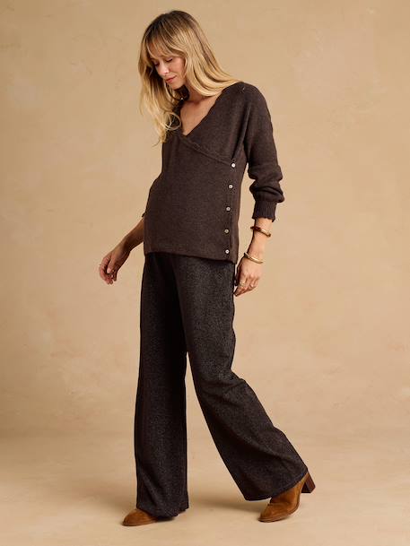 Pull grossesse et allaitement chocolat - vertbaudet enfant 