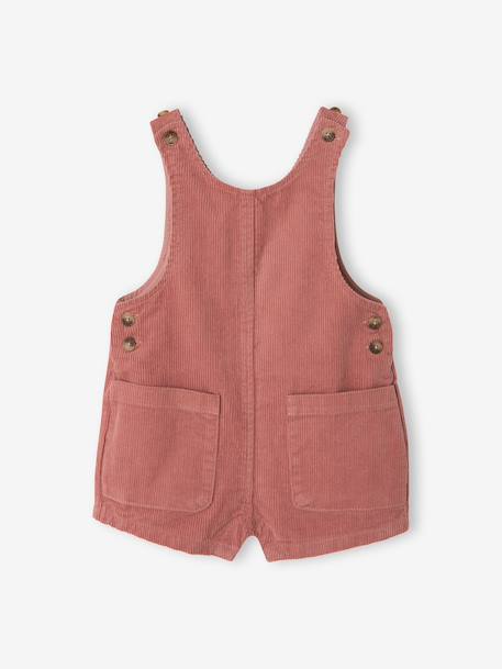 Ensemble bébé fille sweat et salopette vieux rose - vertbaudet enfant 
