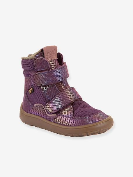 Bottes d'hiver pieds nus enfants BAREFOOT TEX WINTER Froddo bleu jean+bleu nuit+bordeaux+gris ardoise+lilas+noir+olive+violet - vertbaudet enfant 