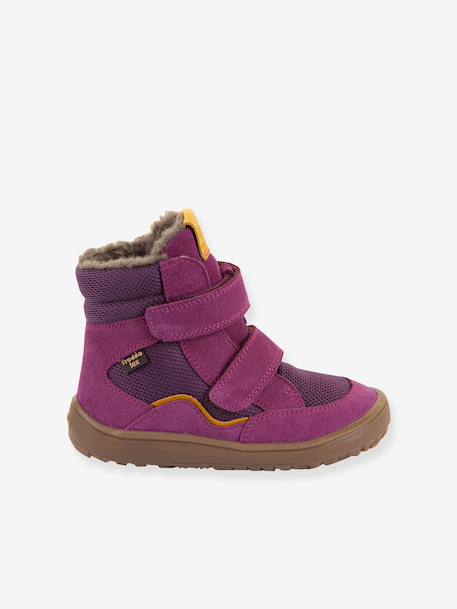 Winterlaarzen blote voeten kinderen BAREFOOT TEX WINTER Froddo bordeauxrood+jeansblauw+leigrijs+lila+nachtblauw+olijf+paars+zwart - vertbaudet enfant 