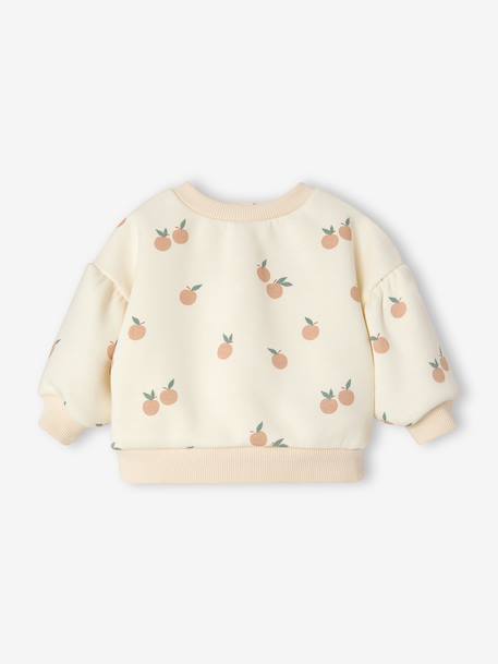 Babykledingset sweatshirt en tuinbroek oudroze - vertbaudet enfant 