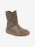 Bottes pieds nus enfants BAREFOOT TEX SUEDE Froddo beige imprimé+bordeaux+bronze+gris+noir+or - vertbaudet enfant 