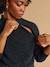 Pull grossesse et allaitement noir - vertbaudet enfant 
