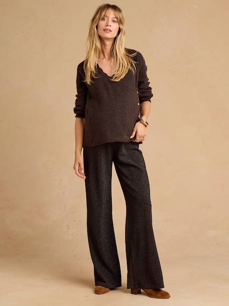Pantalon de grossesse chocolat - vertbaudet enfant 