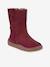 Bottes pieds nus pour filles BAREFOOT ZERU TEX Froddo blush+bordeaux+fuchsia - vertbaudet enfant 