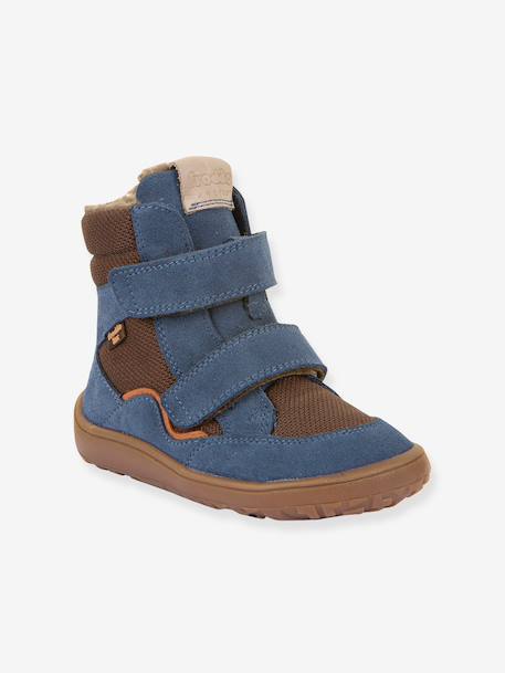 Winterlaarzen blote voeten kinderen BAREFOOT TEX WINTER Froddo bordeauxrood+jeansblauw+leigrijs+lila+nachtblauw+olijf+paars+zwart - vertbaudet enfant 