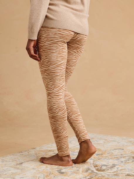 Ensemble cache coeur grossesse beige chiné - vertbaudet enfant 