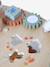 Table d'activités double hauteur HAPPY FOREST en bois FSC® écru - vertbaudet enfant 
