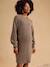 Robe pull de grossesse maille torsadée taupe - vertbaudet enfant 
